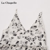 天猫同步【莱赛尔/垂顺透气】拉夏贝尔/La Chapelle水墨感碎花连衣裙V领+蛋糕裙摆显瘦、灵动、优雅★ 商品缩略图2