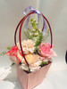 38女神节花束【 桃粉蜜语】新鲜鲜花花束 粉色康乃馨粉玫瑰混搭小花束 （可备注送货时间） 商品缩略图2