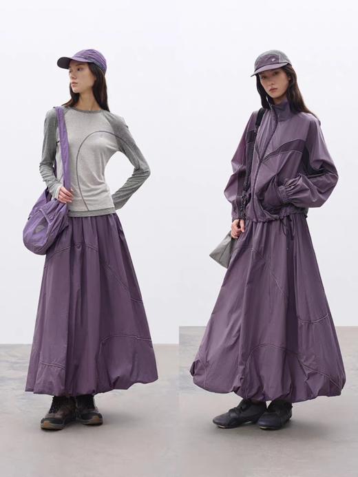 半圆/C65890165/花苞网眼拼接半身裙 商品图0