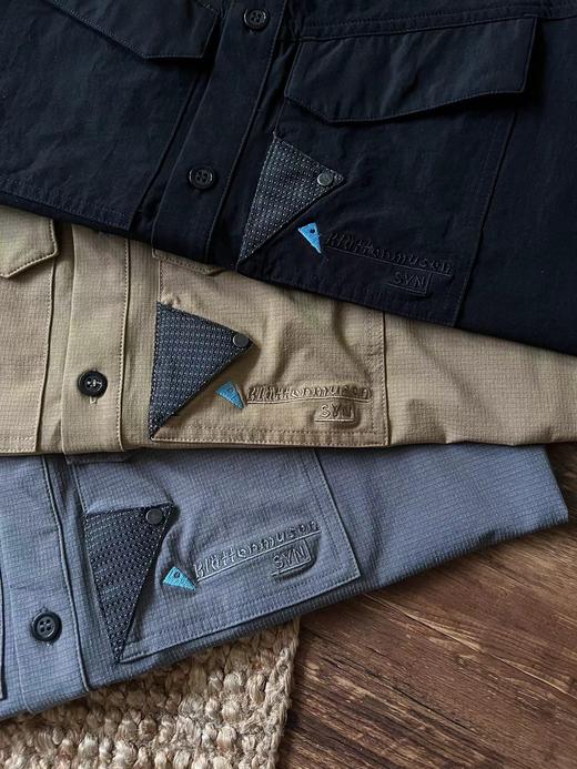 F030432户外轻量防晒轻量快干百搭立体剪裁长袖男款衬衫 商品图7