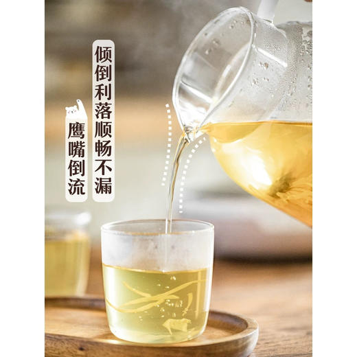 树可小白熊玻璃水壶1.2L 商品图2