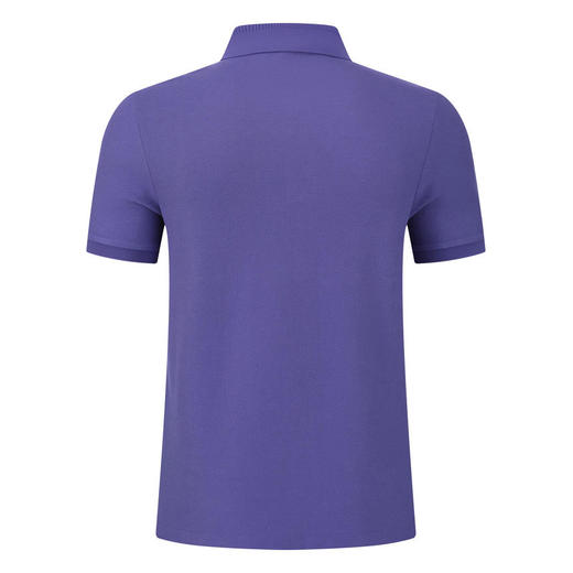 亚麻蚕丝珠地棉男女同款短袖翻领polo衫  XYD-5401 商品图9