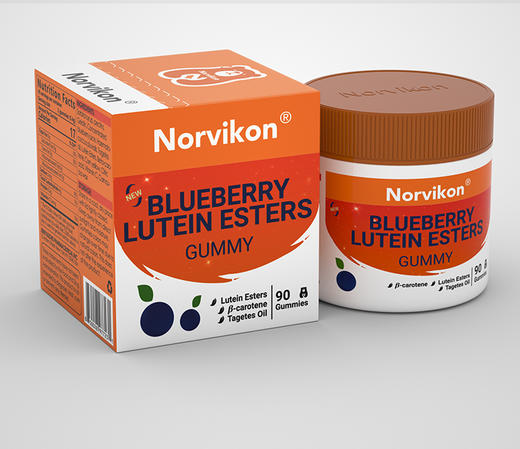 【只要用眼就需要的叶黄素软糖】美国 诺维肯Norvikon 叶黄素软糖 90粒/盒 商品图7