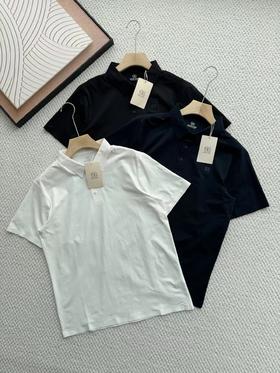 F030447运动速干SECO短袖UPF50+防晒男士商务感透气POLO衫短袖