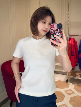 古驰26Ss春夏压纹短袖T恤