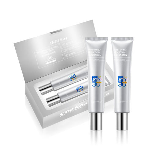 美白隔离防晒霜50+++防紫外线轻薄肤感清爽不油腻高倍防晒乳新款新品 商品图3