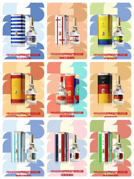 五粮液 普五八代 世界杯联名款 浓香型白酒 52度 500mL*6瓶 整箱装 -JY 商品图3