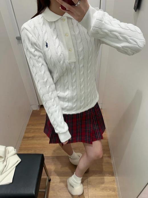 【高品质私服】【RL修身版绞花编织POLO衫】经典版型，优雅演绎，严选高品质纯棉材质G1171-CC【无标出货 介意慎拍】 商品图5