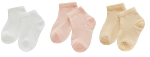 拉比配饰j6-1拉比抑菌短袜（3双装）LZED103707 商品图0