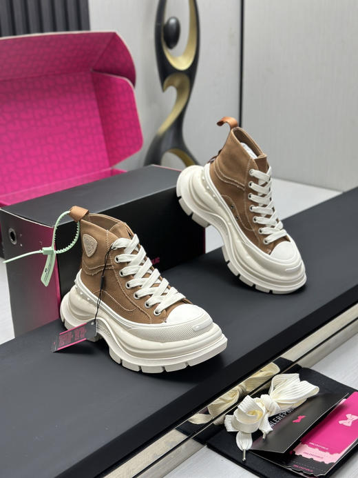 春季特惠💰450 新款厚底高帮 # SMILEREPUBLIC 厚底帆布鞋系列 商品图2