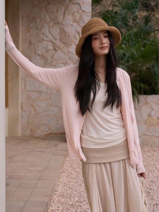 【多妈团购  零感开衫9786】开春必备，太温柔了~6.3%绵羊毛+3%桑蚕丝，软软糯糯，好舒服，自然垂感，显瘦百搭，和春天绝配-连横 商品图14