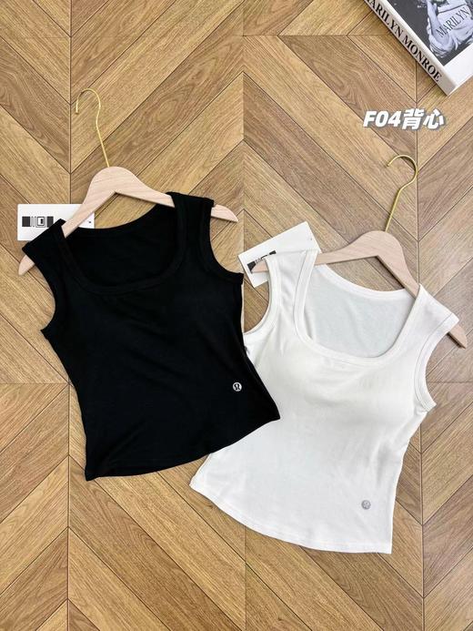 F030446春季新款一包两件胸垫一体式可盐可甜百搭舒适女士免穿内衣无袖背心 商品图0