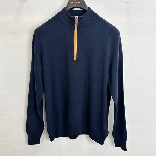 KITON 男士长袖针织衫 蓝色 UMK0524K346000 商品图0