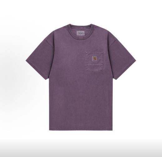 春款上新 经典基础款 Carhartt WIP LOGO标签车缝线口袋特染短袖T恤  280G全棉面料 商品图3