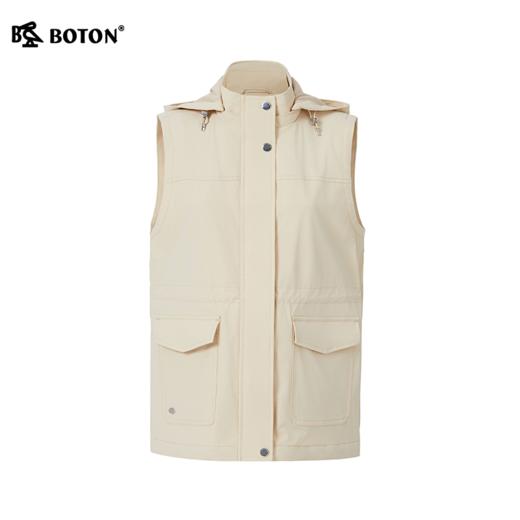 波顿女士春秋季连帽马夹｜一件有设计感的春秋外套，自在随性穿LJ030126 商品图5