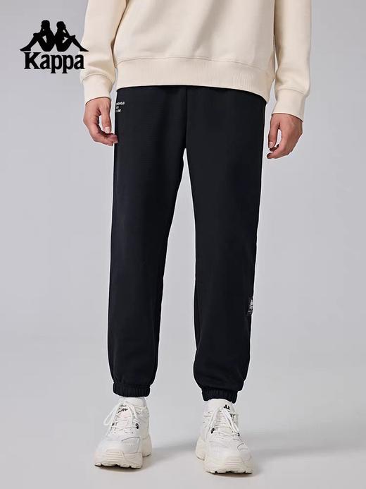 XY/Kappa卡帕背靠背运动长裤男士2026新款春季纯棉透气收口针织裤子K0E72AK82-990 商品图1