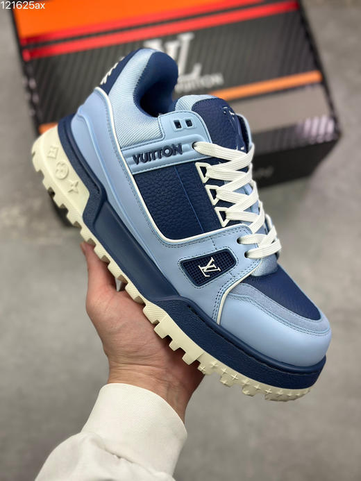 春季特惠💰650 LV 公司级 # 驴牌 Trainer Maxi 胖丁低帮休闲板鞋 商品图0
