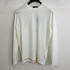 KITON 男士长袖针织衫 白色 UMM069901001