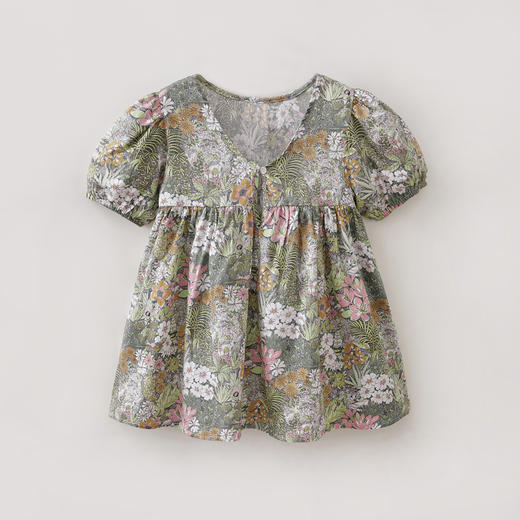 马克珍妮荟林山野女童纯棉连衣裙2026年夏装新款561036 商品图2