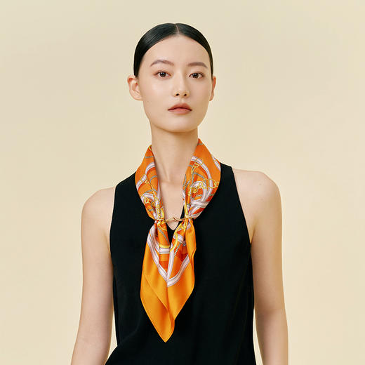 万事利《芳华之约》丝巾花礼盒（中方巾） 商品图9