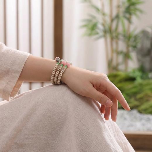 「粉黛佳人」星月菩提手链 新中式原创饰品 简约高级感 商品图1