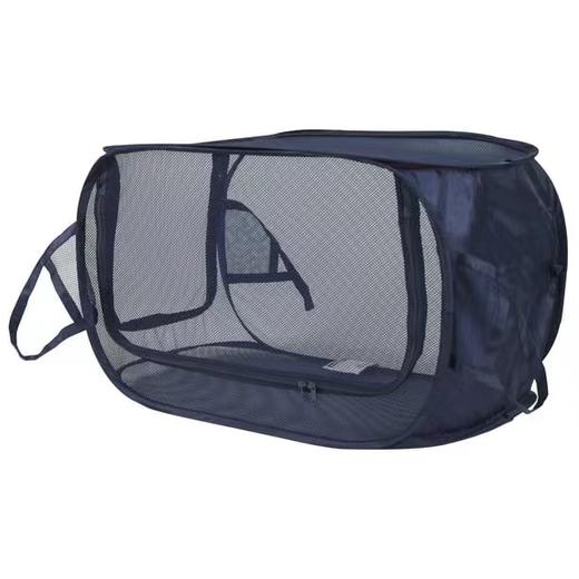 F030474大容量可折叠手提透气网格多功能收纳篮两个一组洗衣篮 商品图2