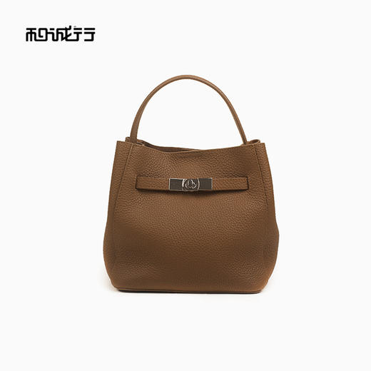 和诚行2025秋冬新款通勤小众荔枝纹高级感百搭单肩包4420185 商品图5