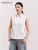 【商场同款】阿菁娜春季新款四季万能打底心机显瘦无袖单穿叠穿都不露衣摆精致感拉满A31C109017 商品缩略图1