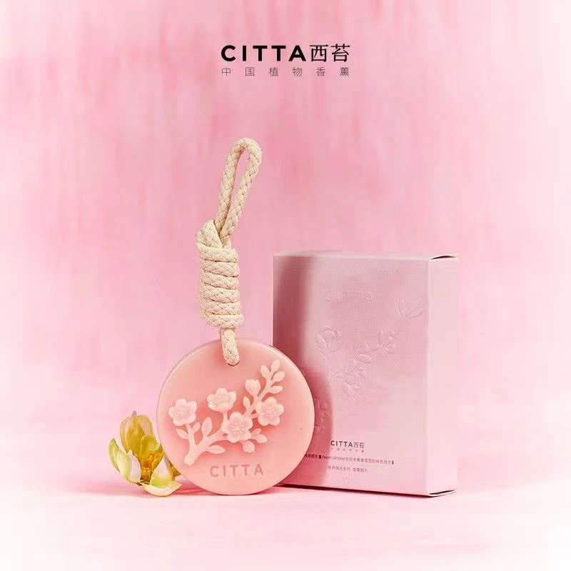 CITTA/西苔桃花衣柜香薰香片蜡片净化空气持久留