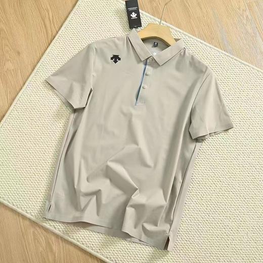 F030456夏新款男士商务休闲丝速干抗皱耐磨翻领凉爽细腻短袖Polo衫 商品图3