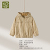 拉比童衣j6-1时光连帽外套卡其LZAC102004 商品缩略图0