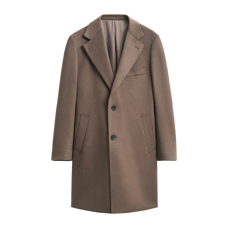 【大师系列】100%美丽诺绵羊毛呢子大衣外套239T0C501M