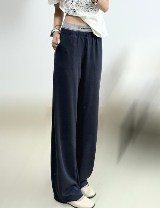 女款抽绳织带双腰长裤la002 商品图3