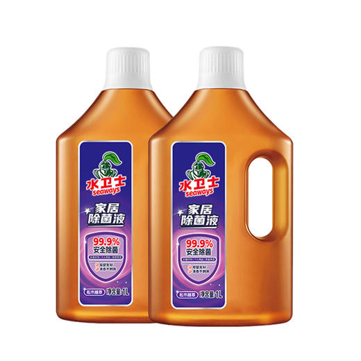 【300积分+25元】水卫士 家居除菌液 1L/瓶 气味清新 商品图1