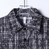 26CS37SDSA男士秋冬新款痞帅男装时尚简约撞色花卉长袖衬衫百搭休闲衬衣 商品缩略图5