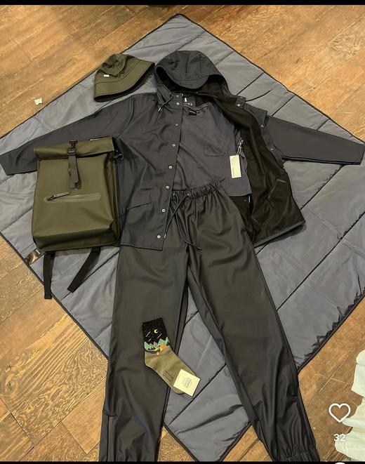 丹麦Rains多功能夹棉户外毯子blanket 商品图8