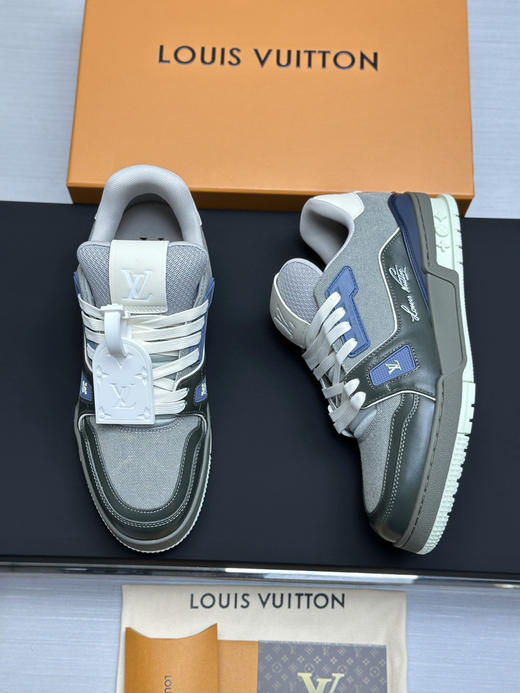 春季特惠💰650 LV 公司级 # 驴牌 Trainer 低帮休闲板鞋 商品图7