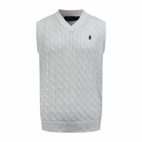 中性款绞花针织衫背心马甲ba