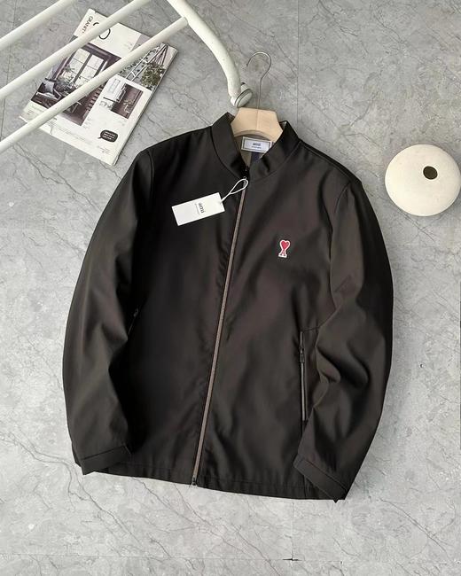 F030401春季新品新款时尚商务立领设计刺绣logo男士夹克外套 商品图3