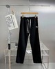 F030493春季新款运动休闲系带彩色织带卫裤百搭纯色直筒宽松长裤 商品缩略图3