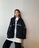 F0304125男女日常通勤白条拼接OS超宽松廓型设计冲锋衣夹克外套 商品缩略图13