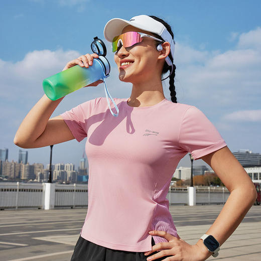 多威新款运动休闲速干男女短袖上衣T恤2252150 商品图5