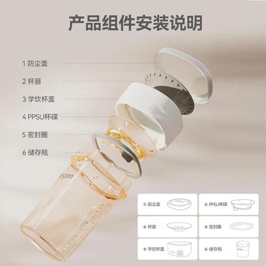 Hegen 240ml模范学饮杯（粉）-专享秒杀，7日内核销，超时未核销退款 商品图3