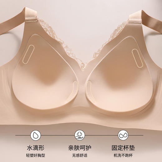 大码无痕文胸   大胸显小聚拢防下垂收副乳  全罩杯大码妈妈内衣 商品图3