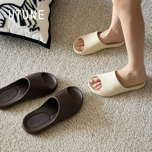 【2026新款】优调 舒云休闲居家拖鞋  夏季室内情侣防滑足弓凉拖  eva软底浴室洗澡 UXT1513 商品图0