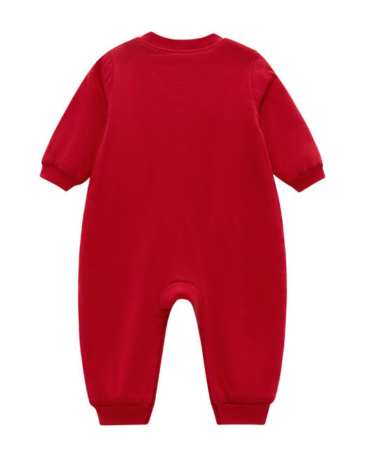 拉比童衣i5-4喜庆全开连体衣红色LYAB103311 商品图2