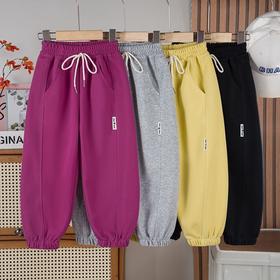 59.9元任选两条，单拍不发【童装服饰丨儿童华棉春季弯刀裤】面料舒适，弹力裤腰不勒肚子，版型宽松利落耐穿，多风格均可搭配