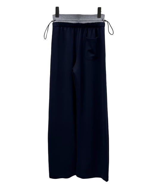 女款抽绳织带双腰长裤la002 商品图1