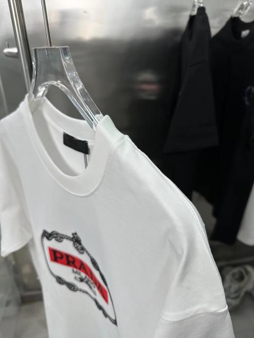 F030414新款双纱面料字母硅胶情侣休闲宽松遮肉圆领短袖T恤 商品图13