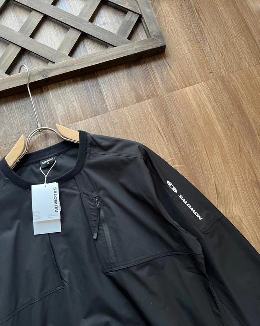 F0304104男款春夏休闲透气潮流圆领百搭宽松版型藏肉显腿长卫衣 商品图11